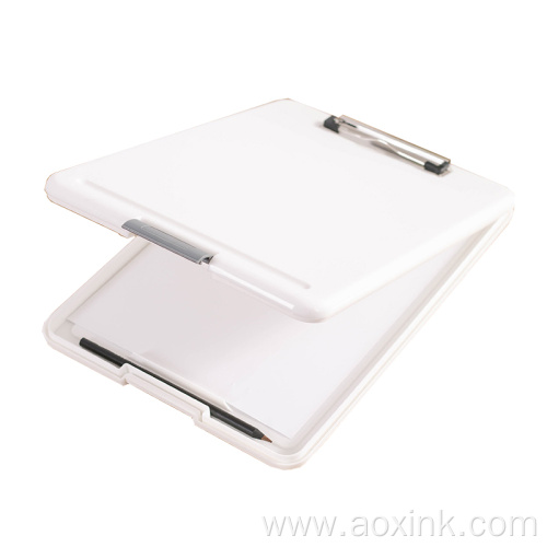 Office Portable Foldable A4 Pp Folder Folding Clipboard